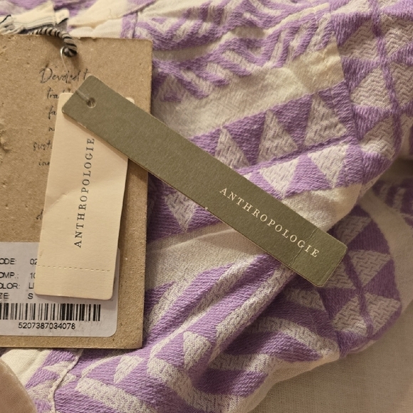 Devotion TWINS Lavender and Cream Long Sleeve Dress - Picture 16 of 16